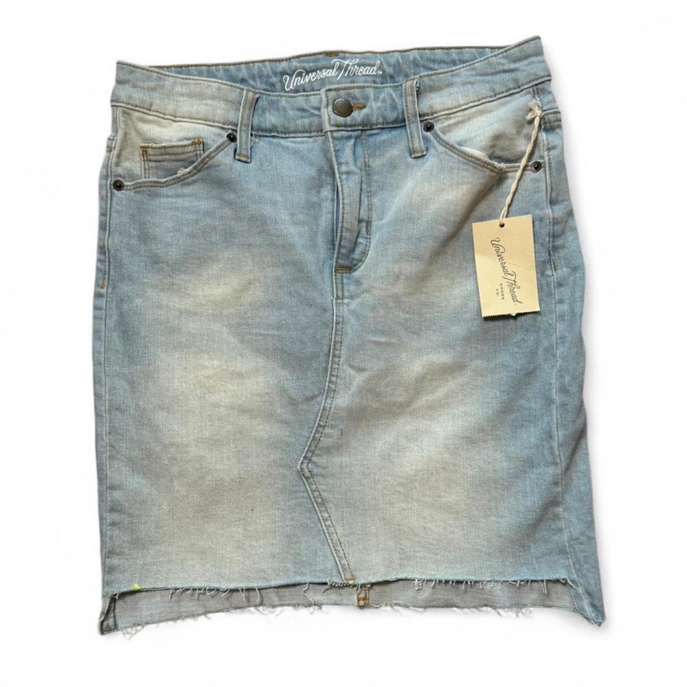 Universal Thread Light Blue Denim Skirt